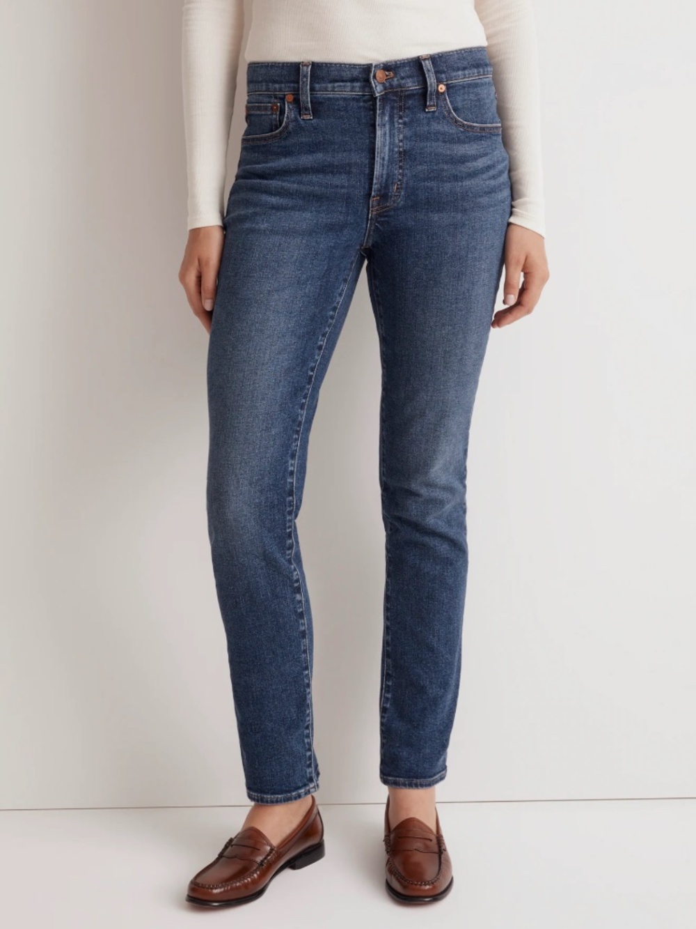 Madewell Mid-Rise Perfect Vintage Jeans Deming Wash Super Stretch Size 29